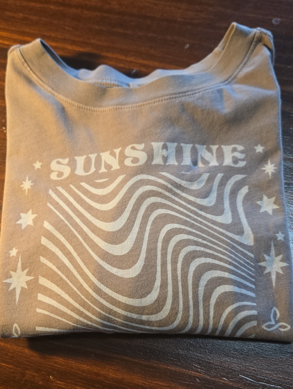 Prana Brown 'Sunshine Daydream' Graphic Short Sleeve Tee In Size Large - Picture 4 of 12